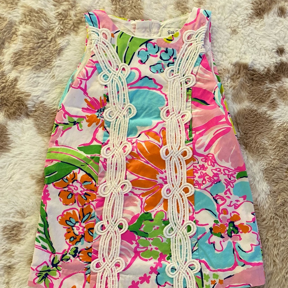 Girls Lilly Pulitzer Multicolor Floral Dress